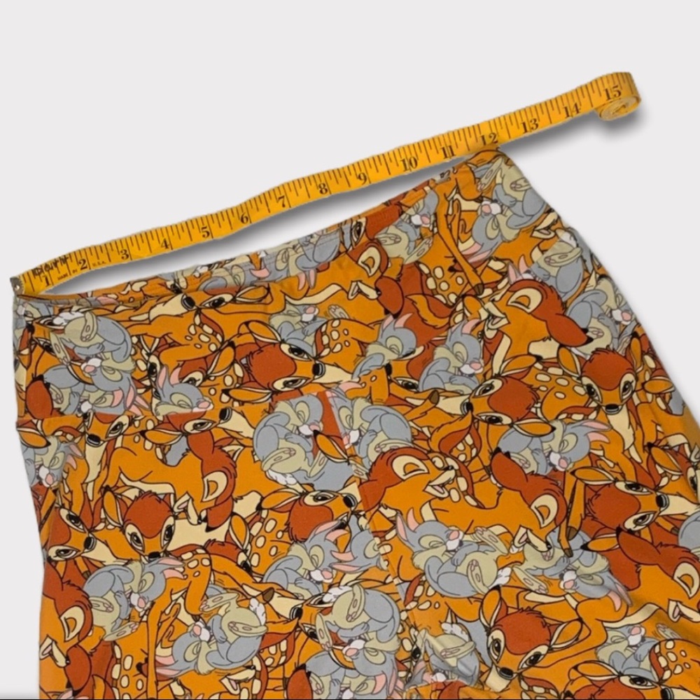 Lularoe (OS) BAMBI & THUMPER brown/gray leggings- Disney leggings - Picture 4 of 8